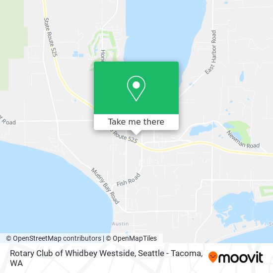 Rotary Club of Whidbey Westside map