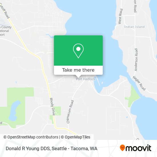 Donald R Young DDS map