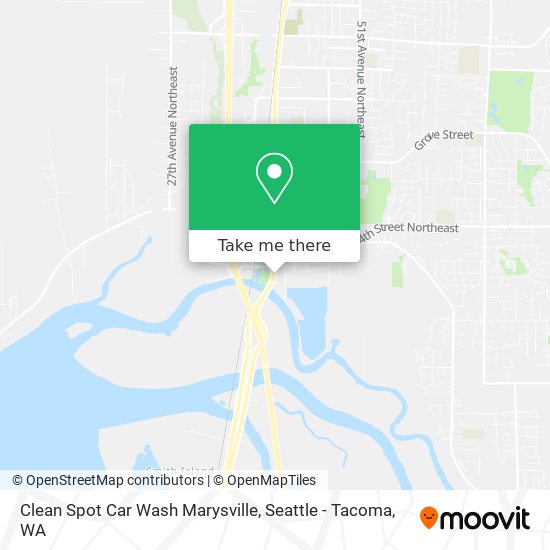 Clean Spot Car Wash Marysville map