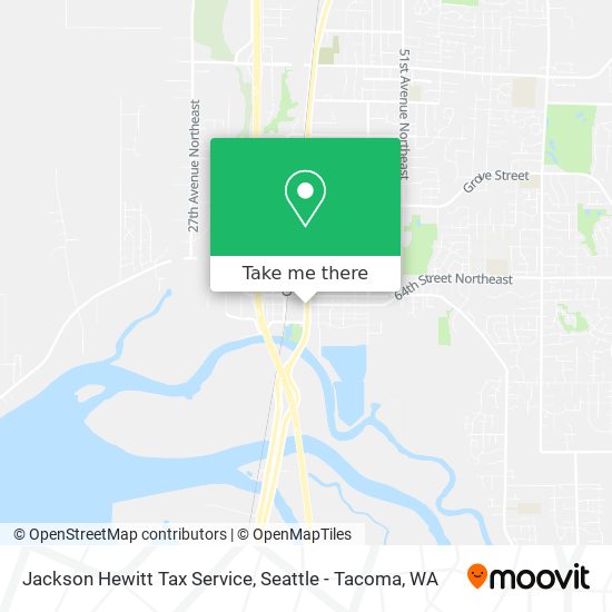 Jackson Hewitt Tax Service map