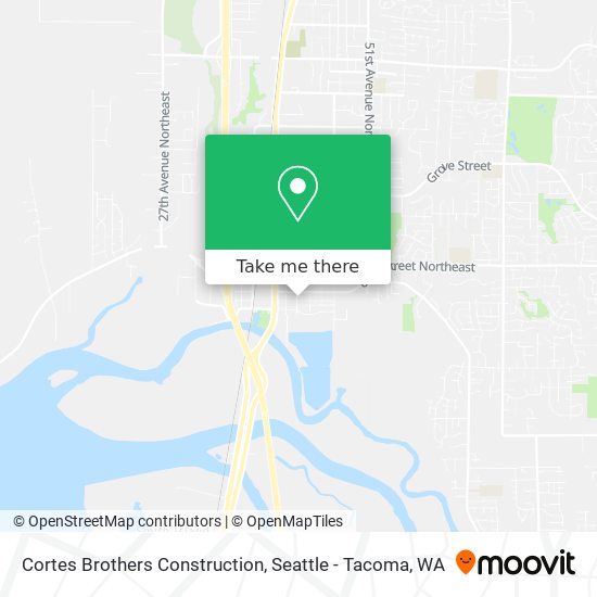 Cortes Brothers Construction map