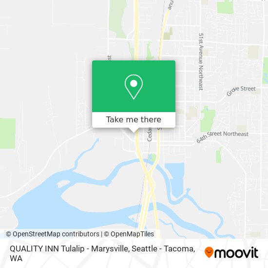 QUALITY INN Tulalip - Marysville map