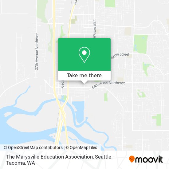 The Marysville Education Association map