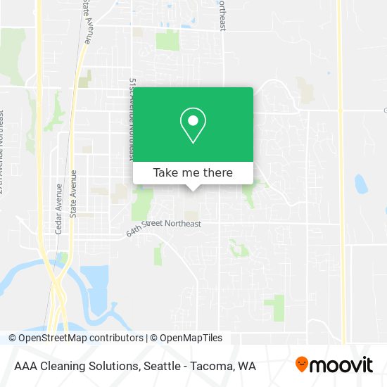 AAA Cleaning Solutions map