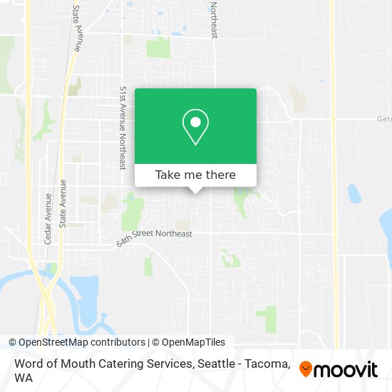 Word of Mouth Catering Services map