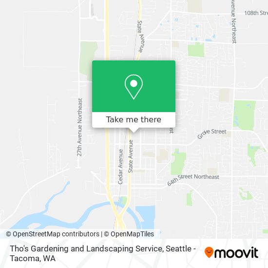 Tho's Gardening and Landscaping Service map