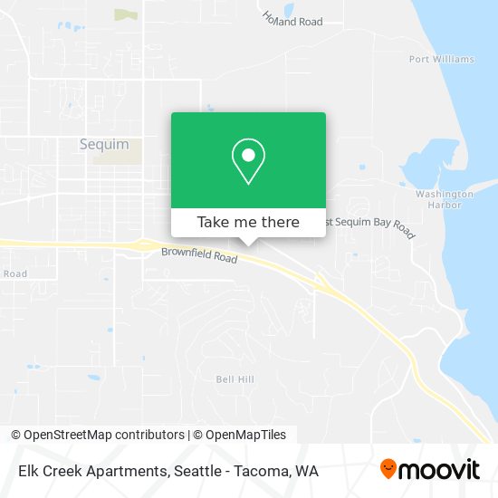 Elk Creek Apartments map