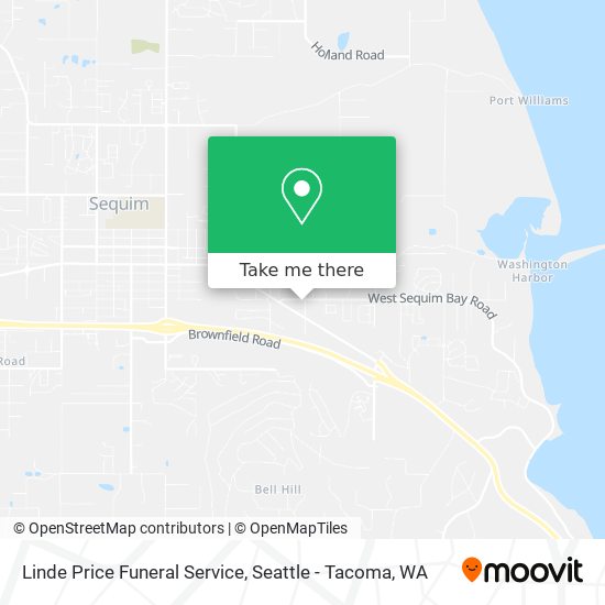 Linde Price Funeral Service map