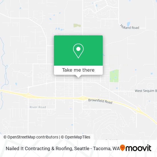 Nailed It Contracting & Roofing map