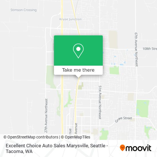 Excellent Choice Auto Sales Marysville map