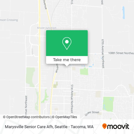 Marysville Senior Care Afh map