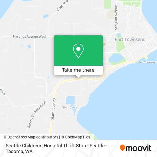 Seattle Children's Hospital Thrift Store map