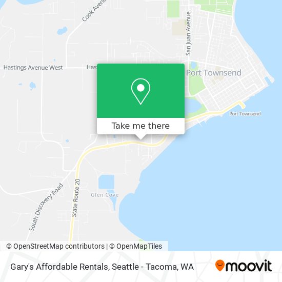 Gary's Affordable Rentals map