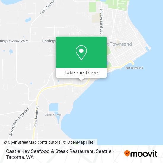 Mapa de Castle Key Seafood & Steak Restaurant