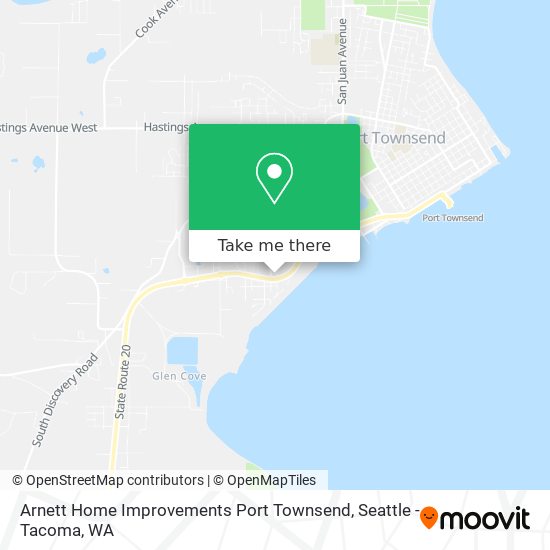 Arnett Home Improvements Port Townsend map