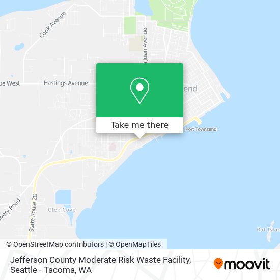 Jefferson County Moderate Risk Waste Facility map