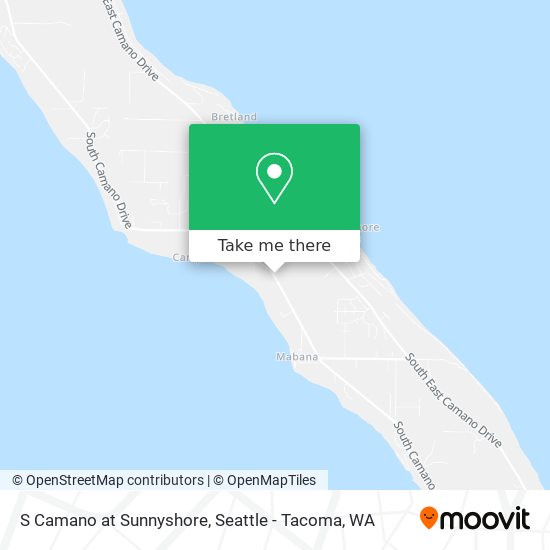 S Camano at Sunnyshore map