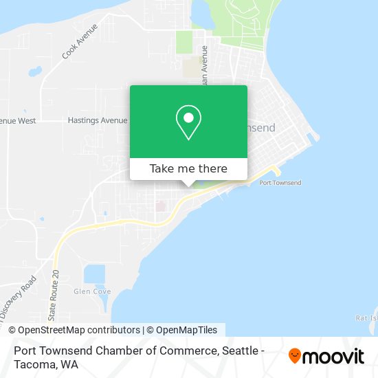 Port Townsend Chamber of Commerce map