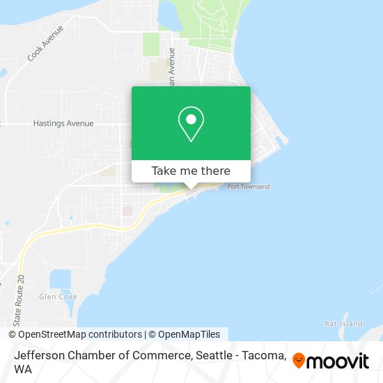 Jefferson Chamber of Commerce map