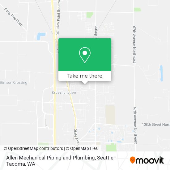 Allen Mechanical Piping and Plumbing map