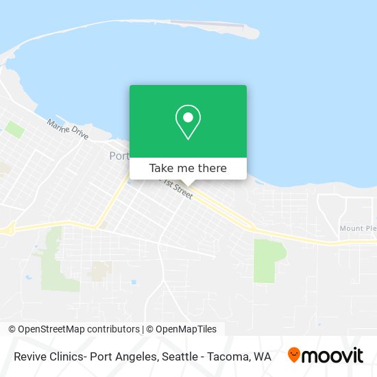 Mapa de Revive Clinics- Port Angeles