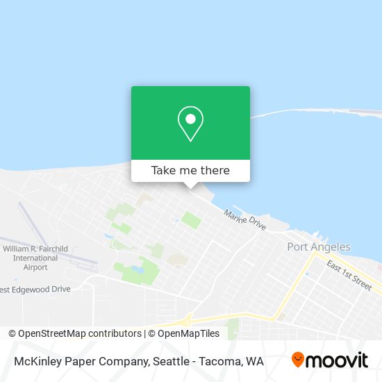 McKinley Paper Company map