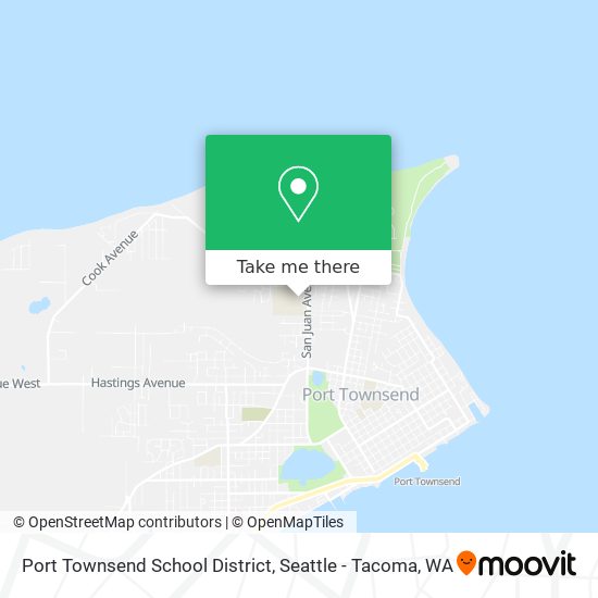 Mapa de Port Townsend School District