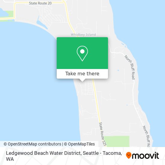 Mapa de Ledgewood Beach Water District