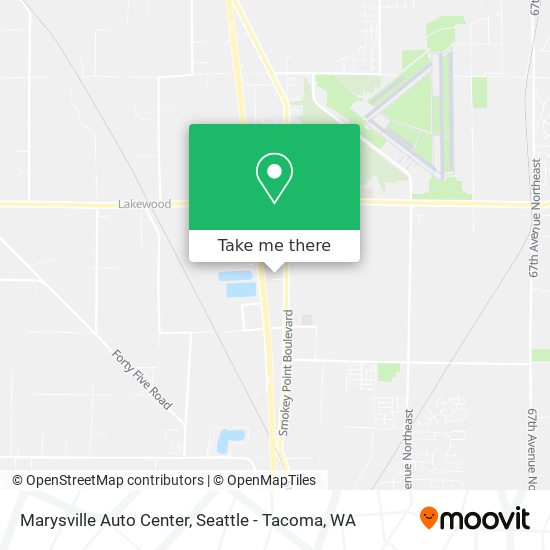 Marysville Auto Center map