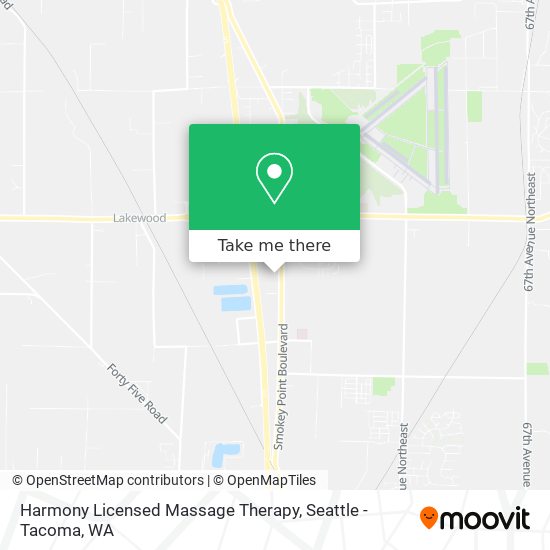 Mapa de Harmony Licensed Massage Therapy