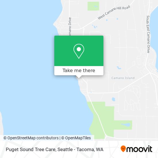 Mapa de Puget Sound Tree Care