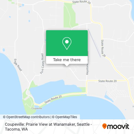 Mapa de Coupeville: Prairie View at Wanamaker