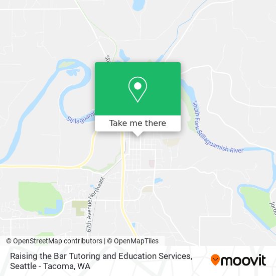 Mapa de Raising the Bar Tutoring and Education Services