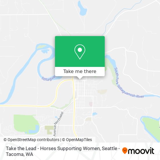 Take the Lead - Horses Supporting Women map
