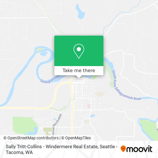 Sally Tritt-Collins - Windermere Real Estate map