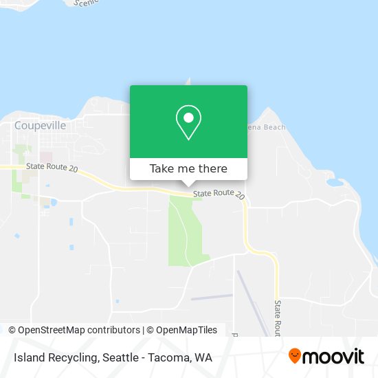 Island Recycling map