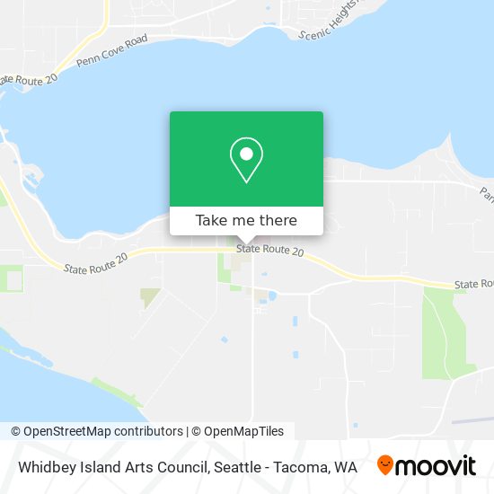 Whidbey Island Arts Council map