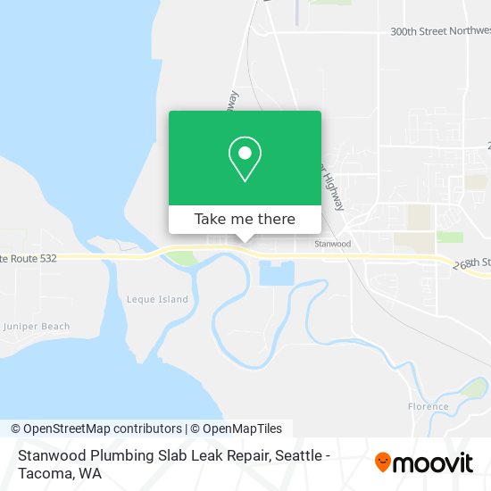 Stanwood Plumbing Slab Leak Repair map