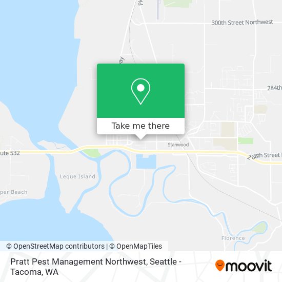 Pratt Pest Management Northwest map