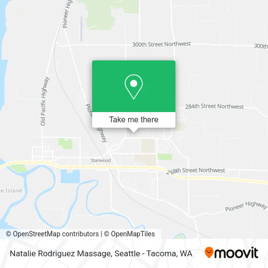 Natalie Rodriguez Massage map