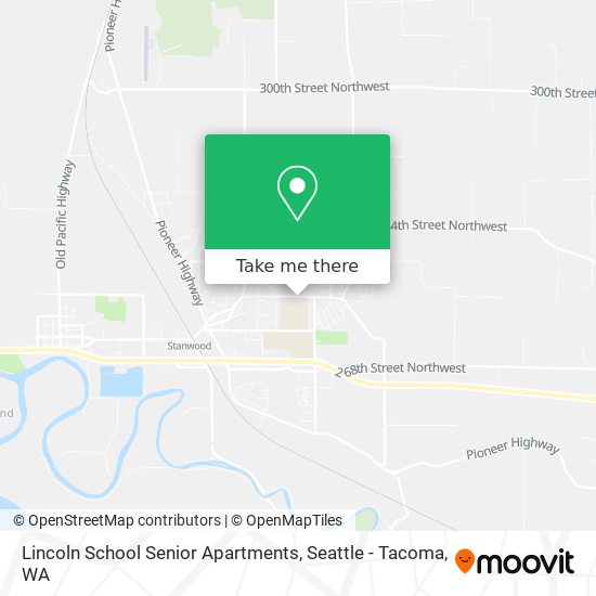 Mapa de Lincoln School Senior Apartments