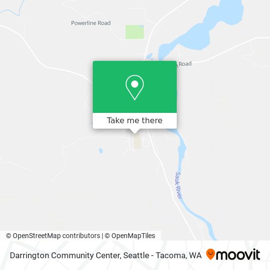 Darrington Community Center map