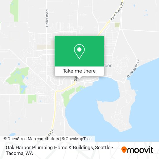 Mapa de Oak Harbor Plumbing Home & Buildings