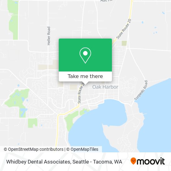 Whidbey Dental Associates map