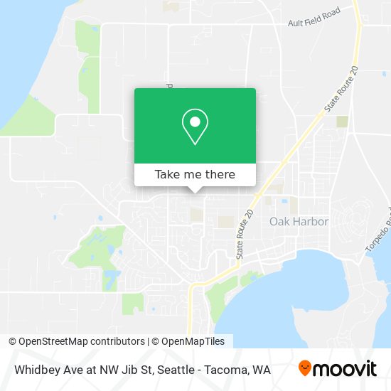 Mapa de Whidbey Ave at NW Jib St