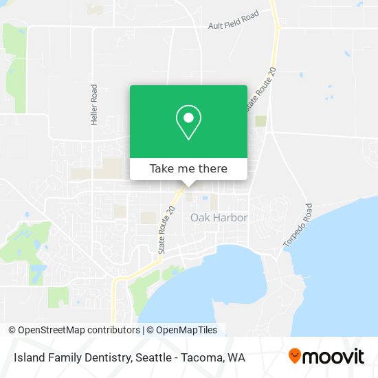 Island Family Dentistry map