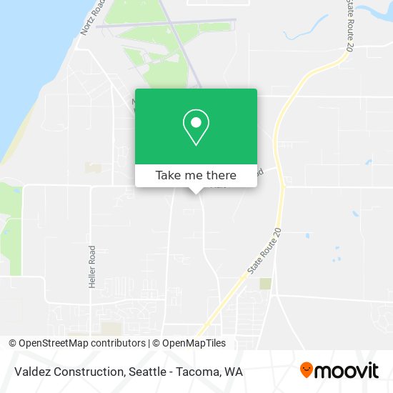 Valdez Construction map