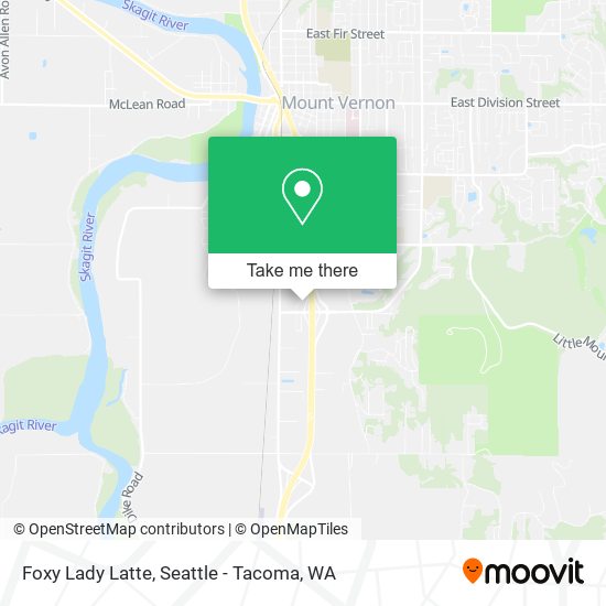 Mapa de Foxy Lady Latte