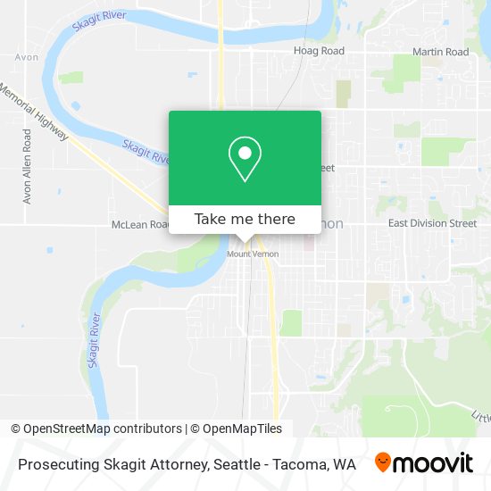 Prosecuting Skagit Attorney map