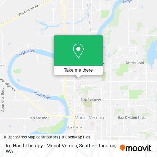 Irg Hand Therapy - Mount Vernon map